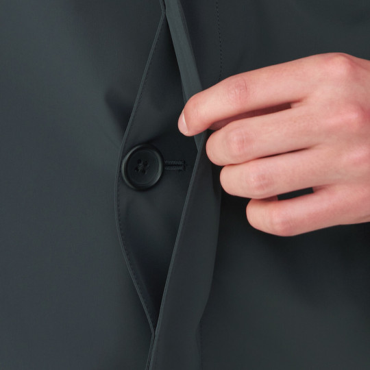 Płaszcz wodoodporny czarny