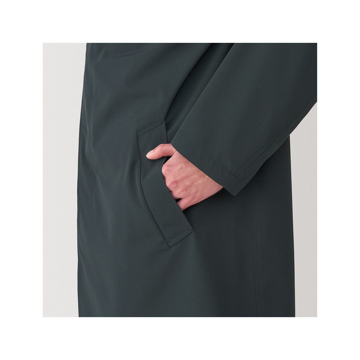 Płaszcz wodoodporny czarny