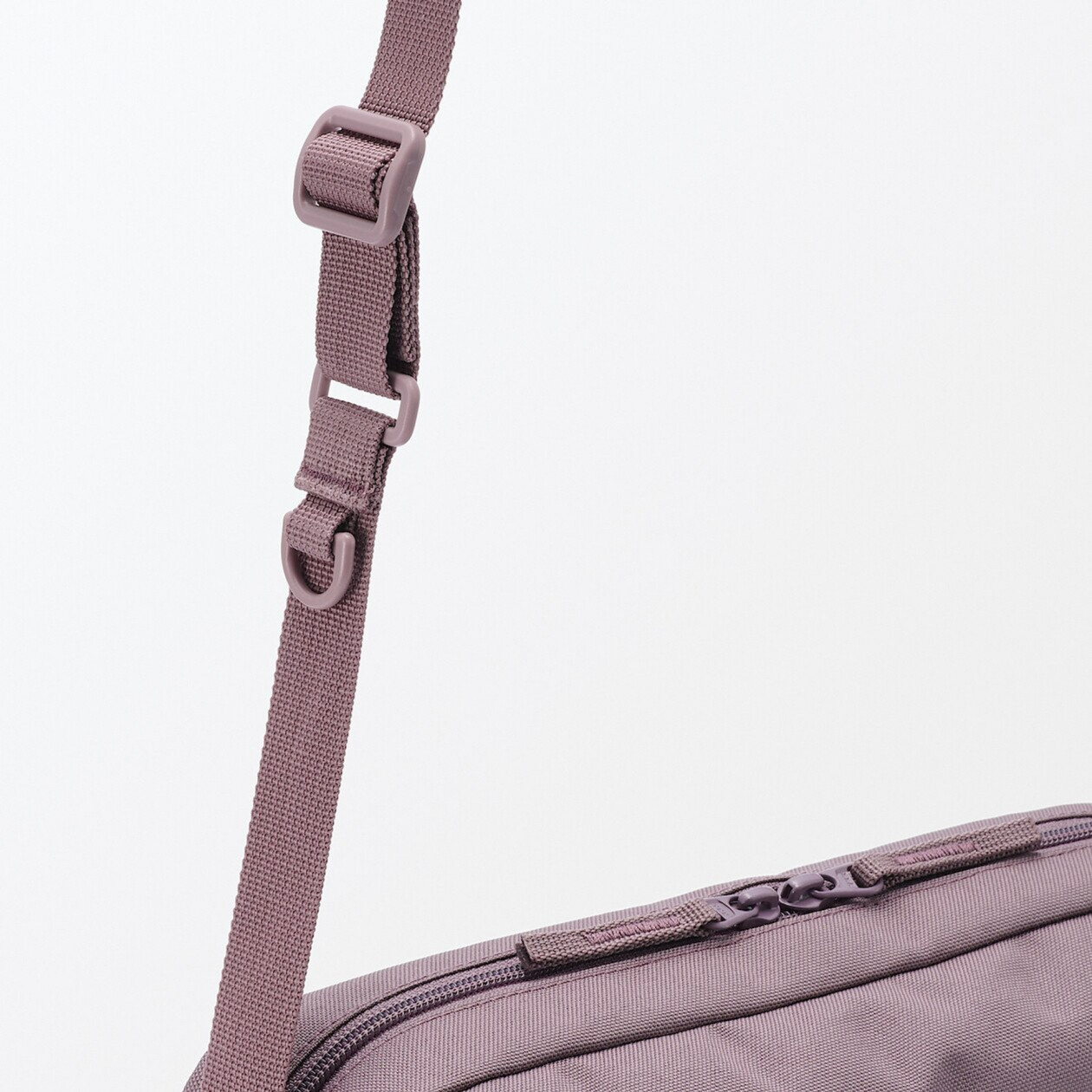 Torebka listonoszka lawendowa