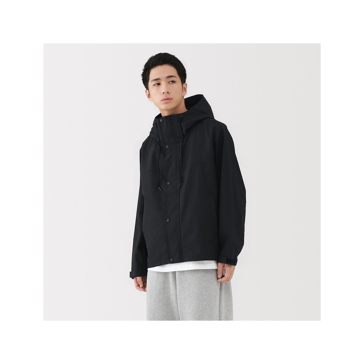 Parka wodoodporna czarna