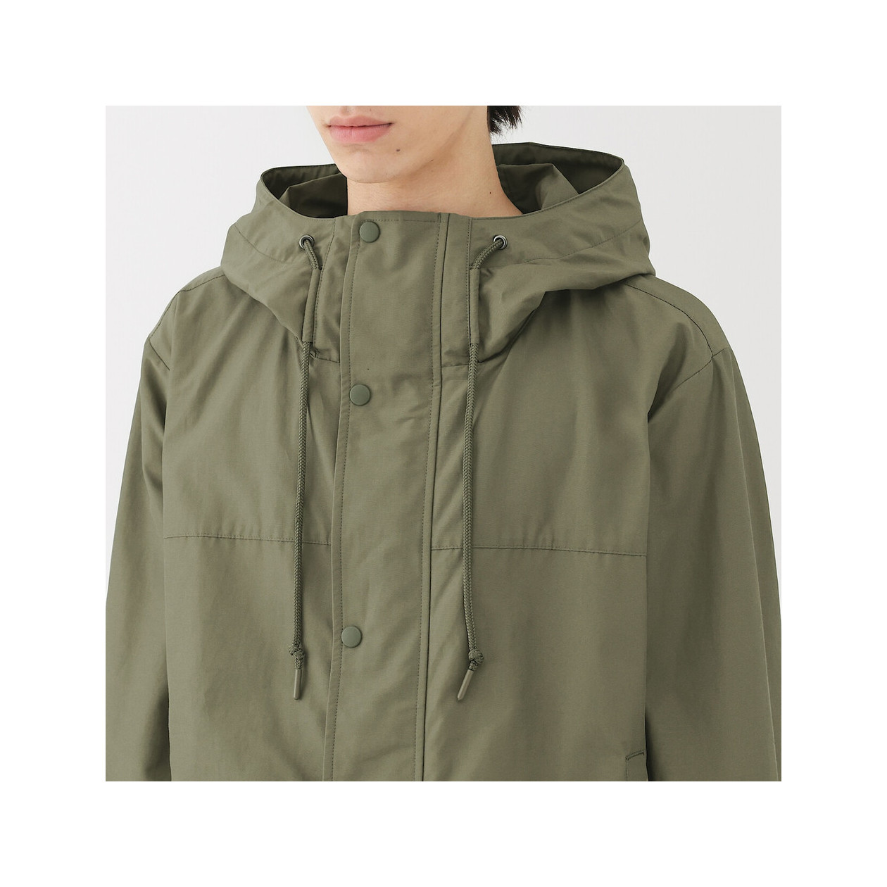 Parka wodoodporna khaki