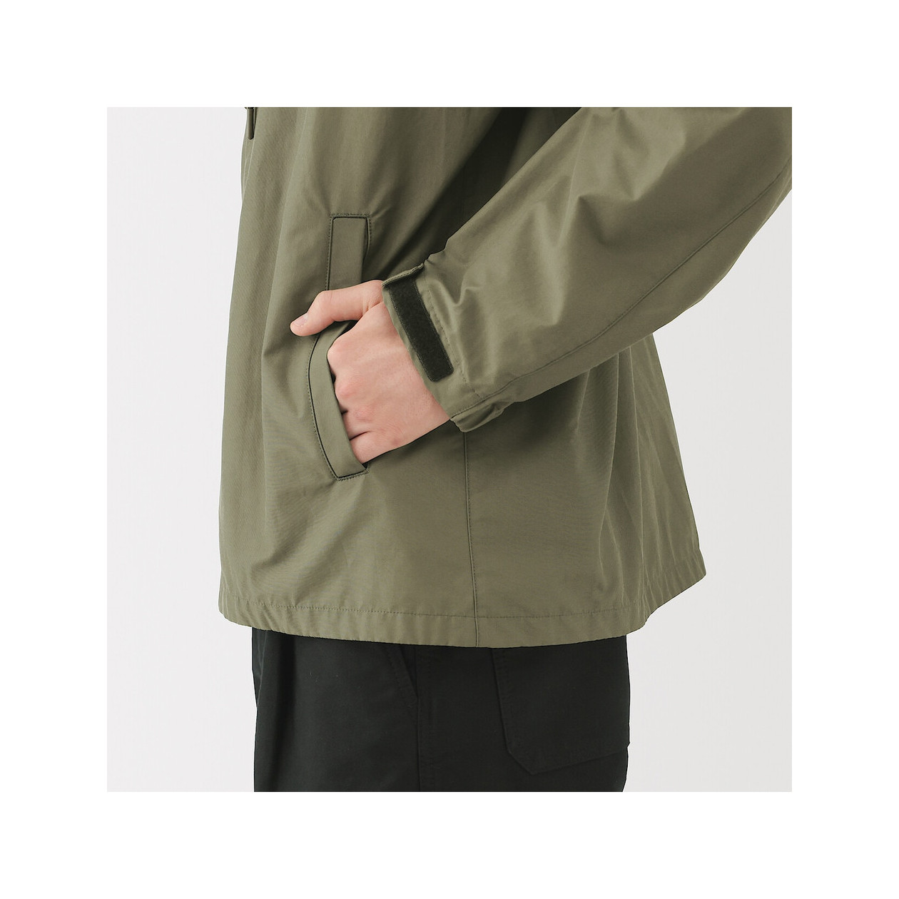 Parka wodoodporna khaki