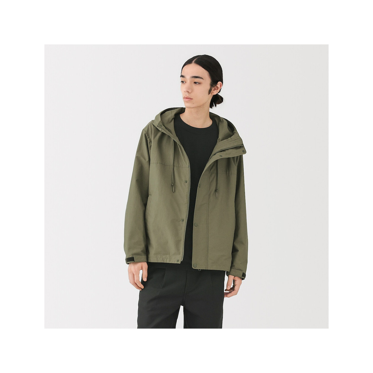 Parka wodoodporna khaki