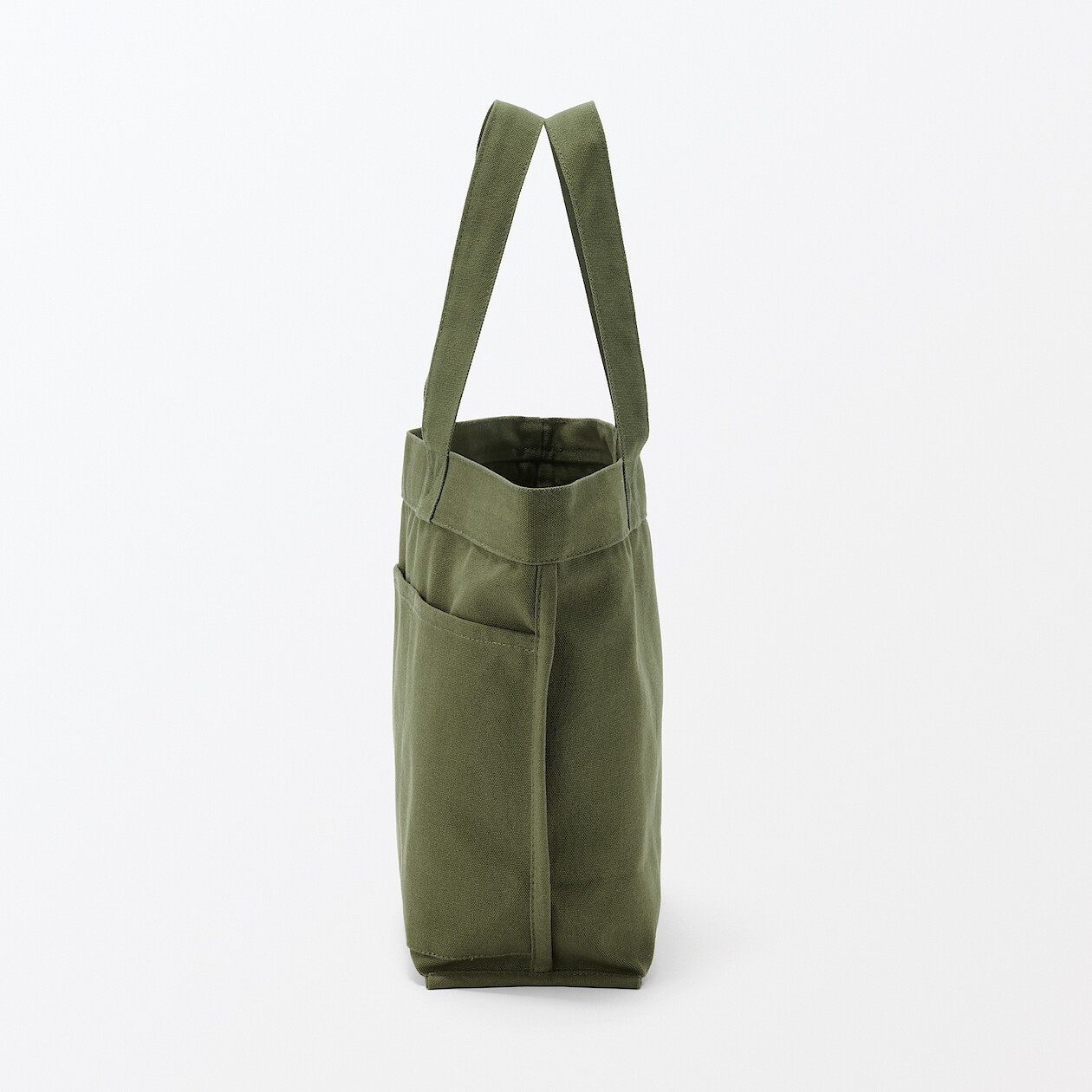 Torba tote bawełniana szeroka khaki