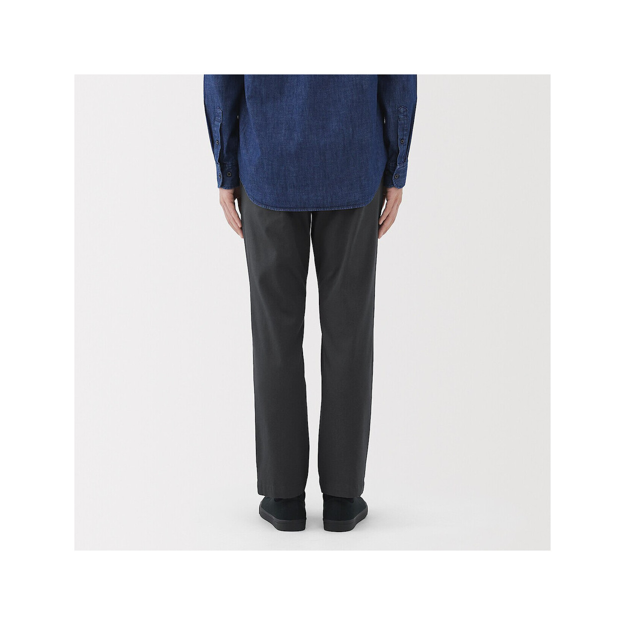 Spodnie chino slim czarne