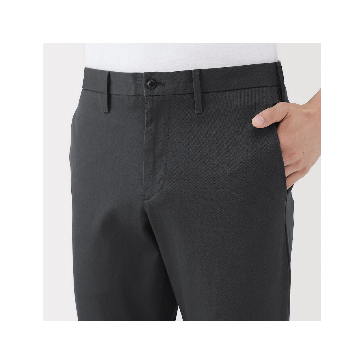 Spodnie chino slim brązowe