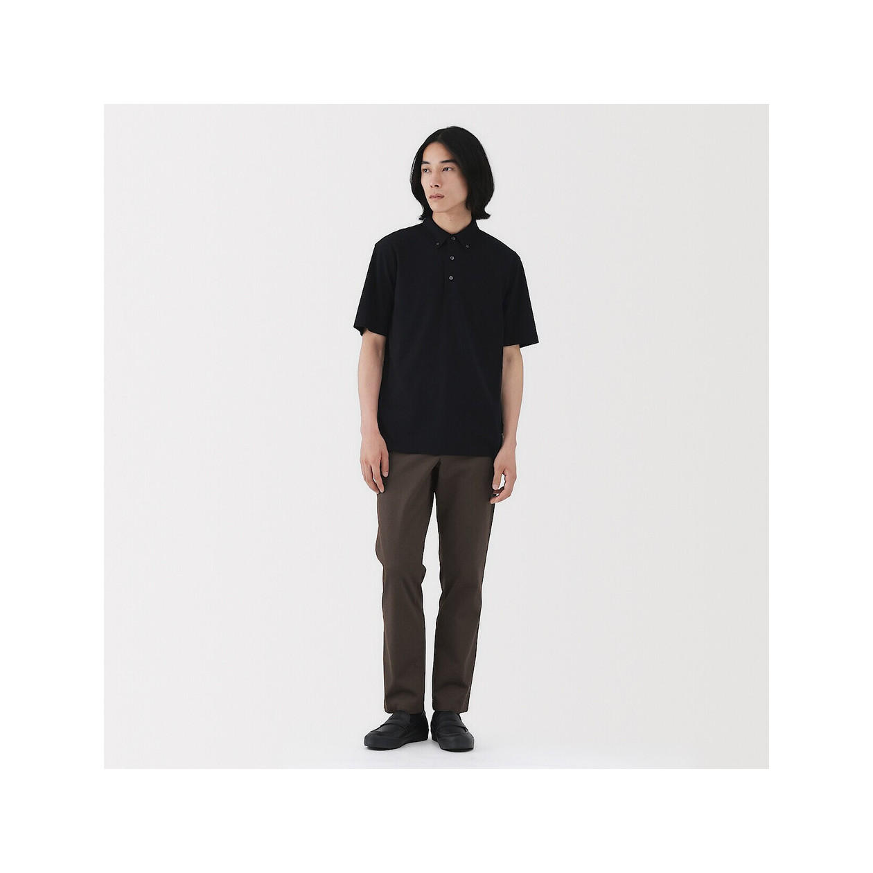 Spodnie chino slim brązowe