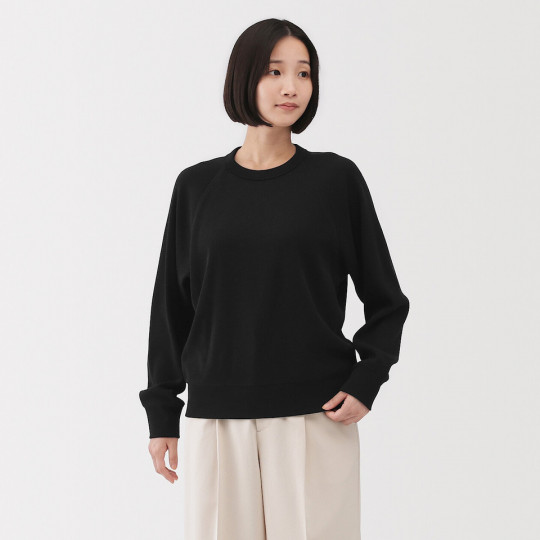 Bluza waffle czarna