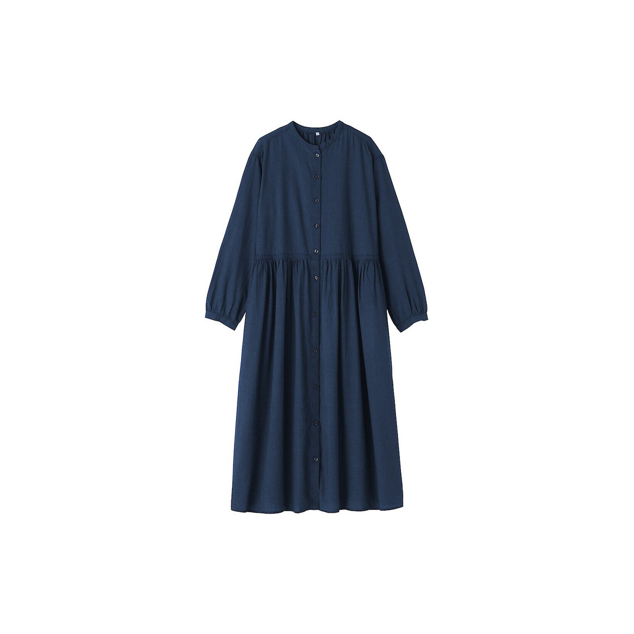Sukienka z batystu bawełnianego granatowa