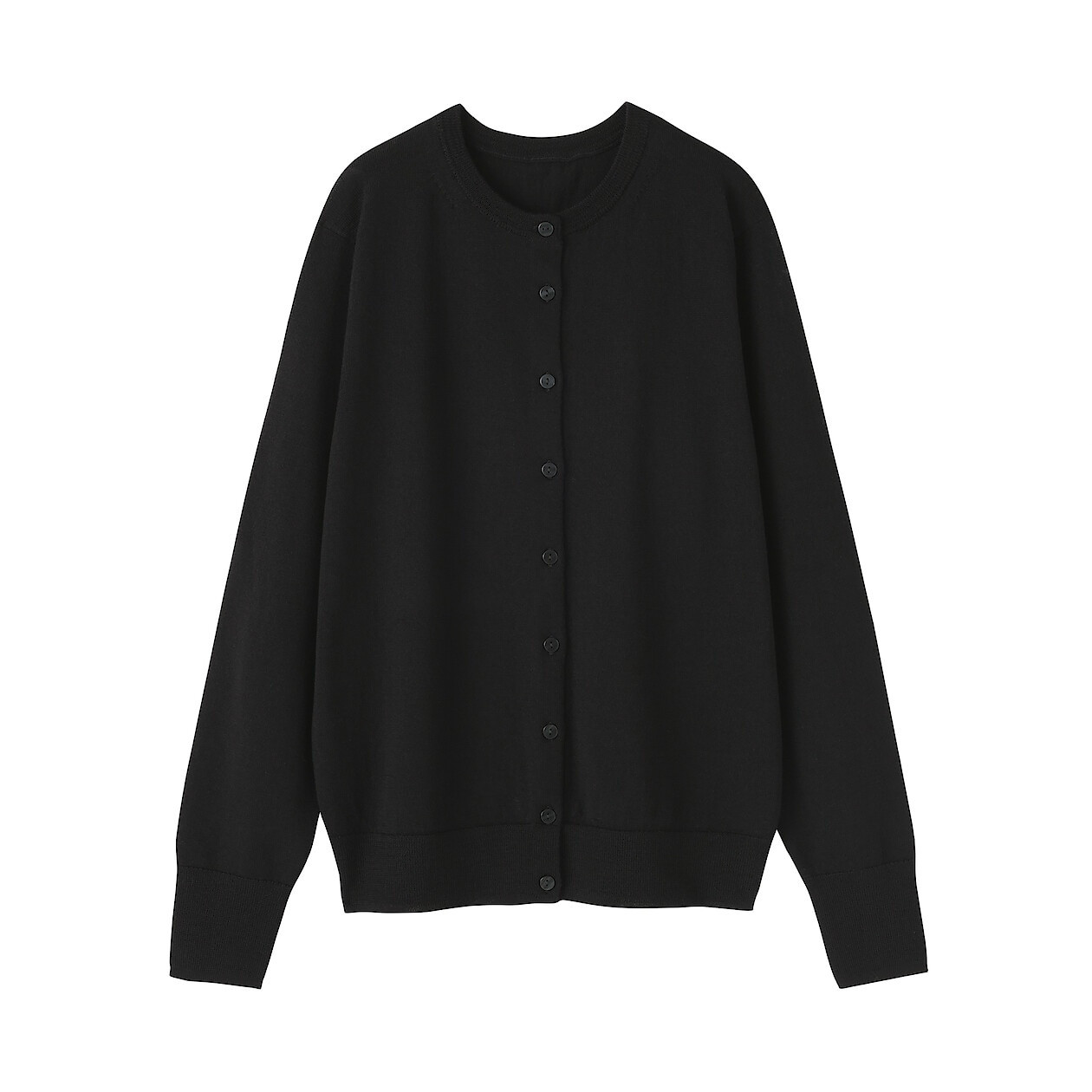 Kardigan cienki wełniany czarny