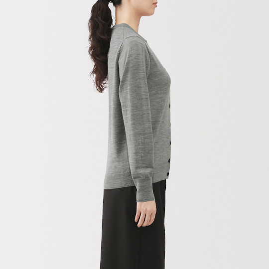 Kardigan cienki wełniany beżowy