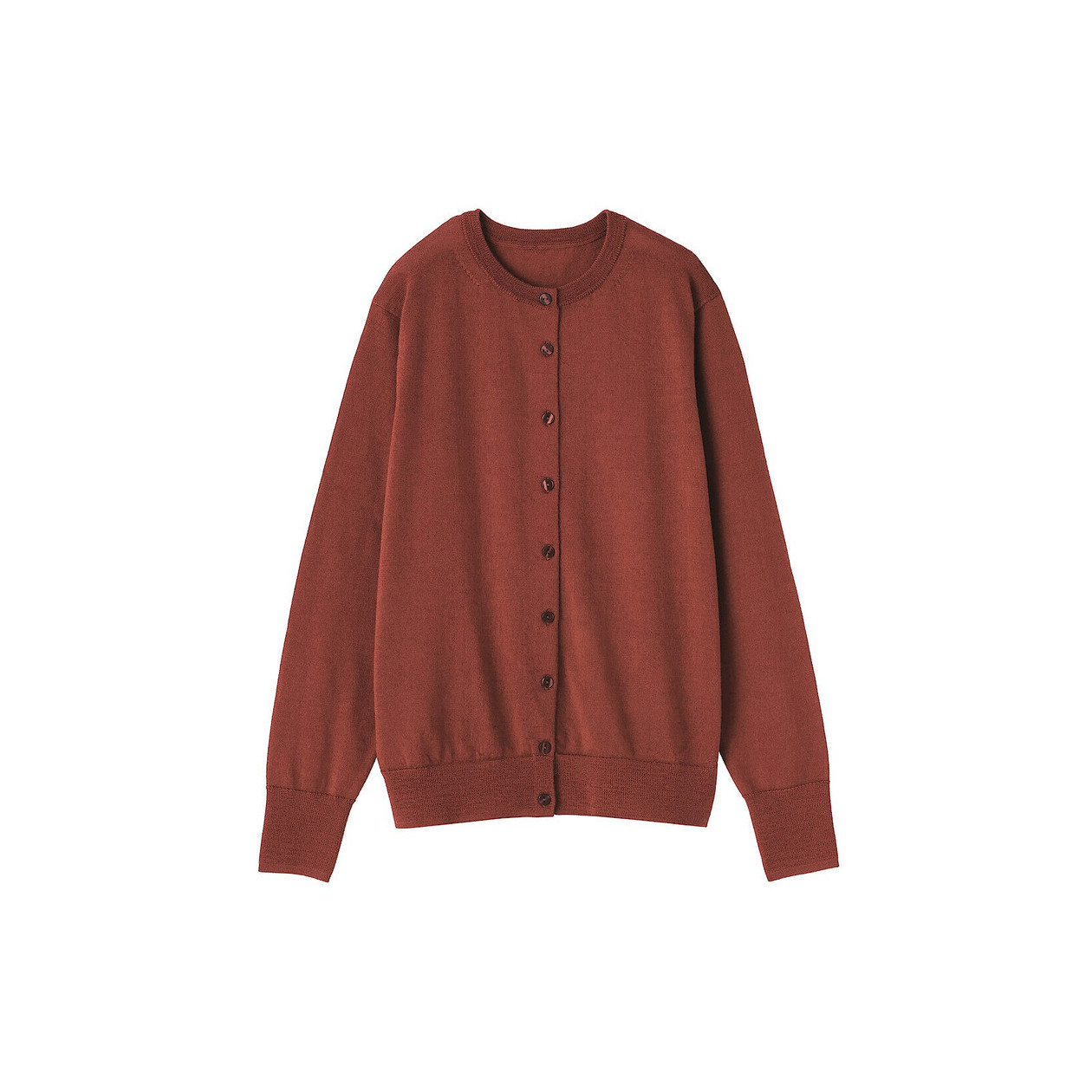 Kardigan cienki wełniany pomarańczowy