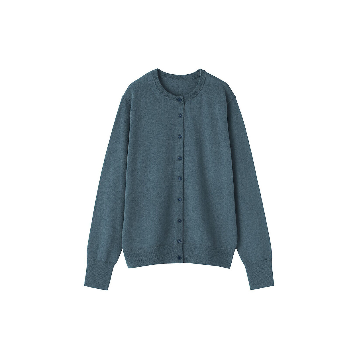 Kardigan cienki wełniany niebieski