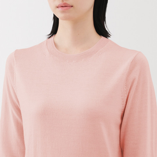 Sweter wełniany cienki szary