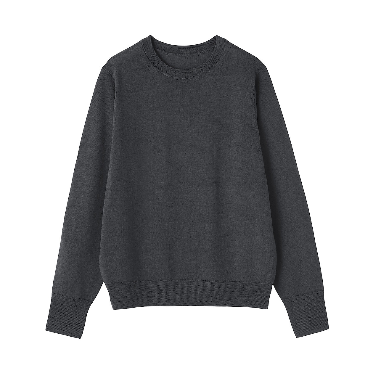 Sweter wełniany cienki szary