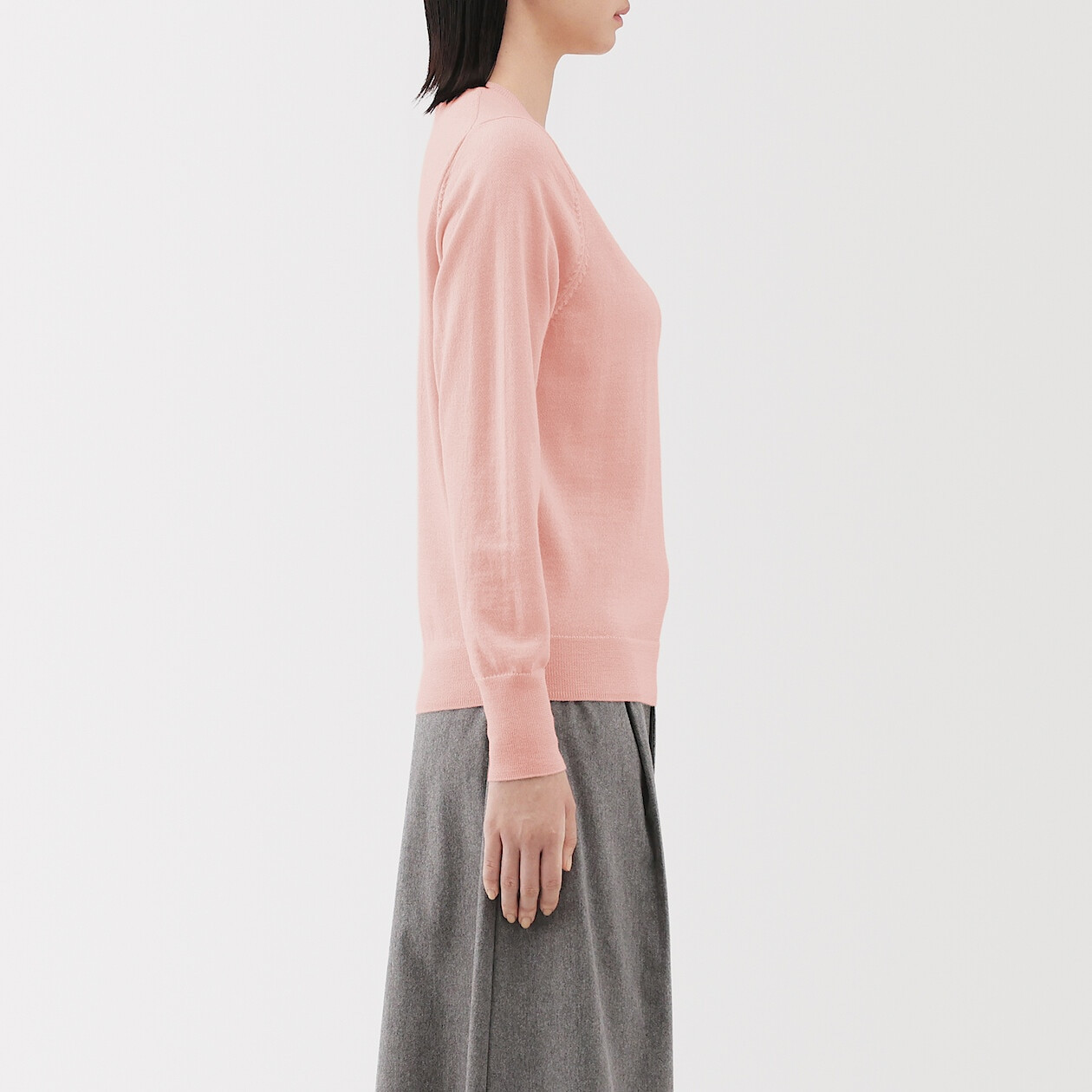 Sweter wełniany cienki niebieski