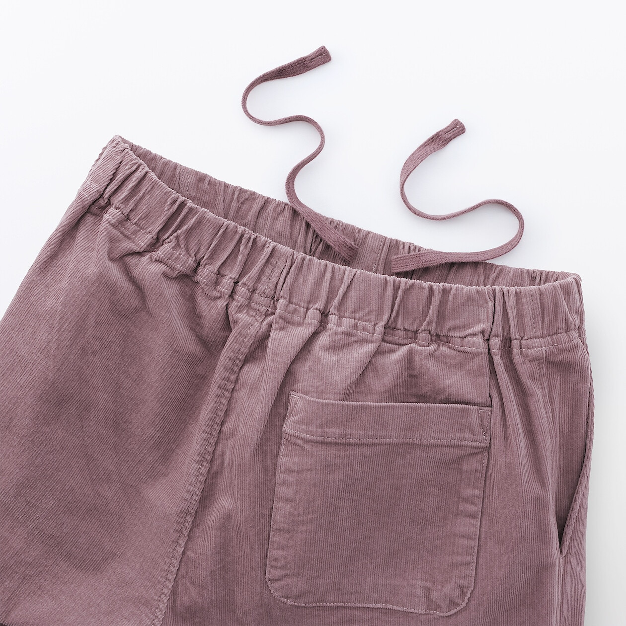 Spodnie sztruksowe easy fit szerokie różowe