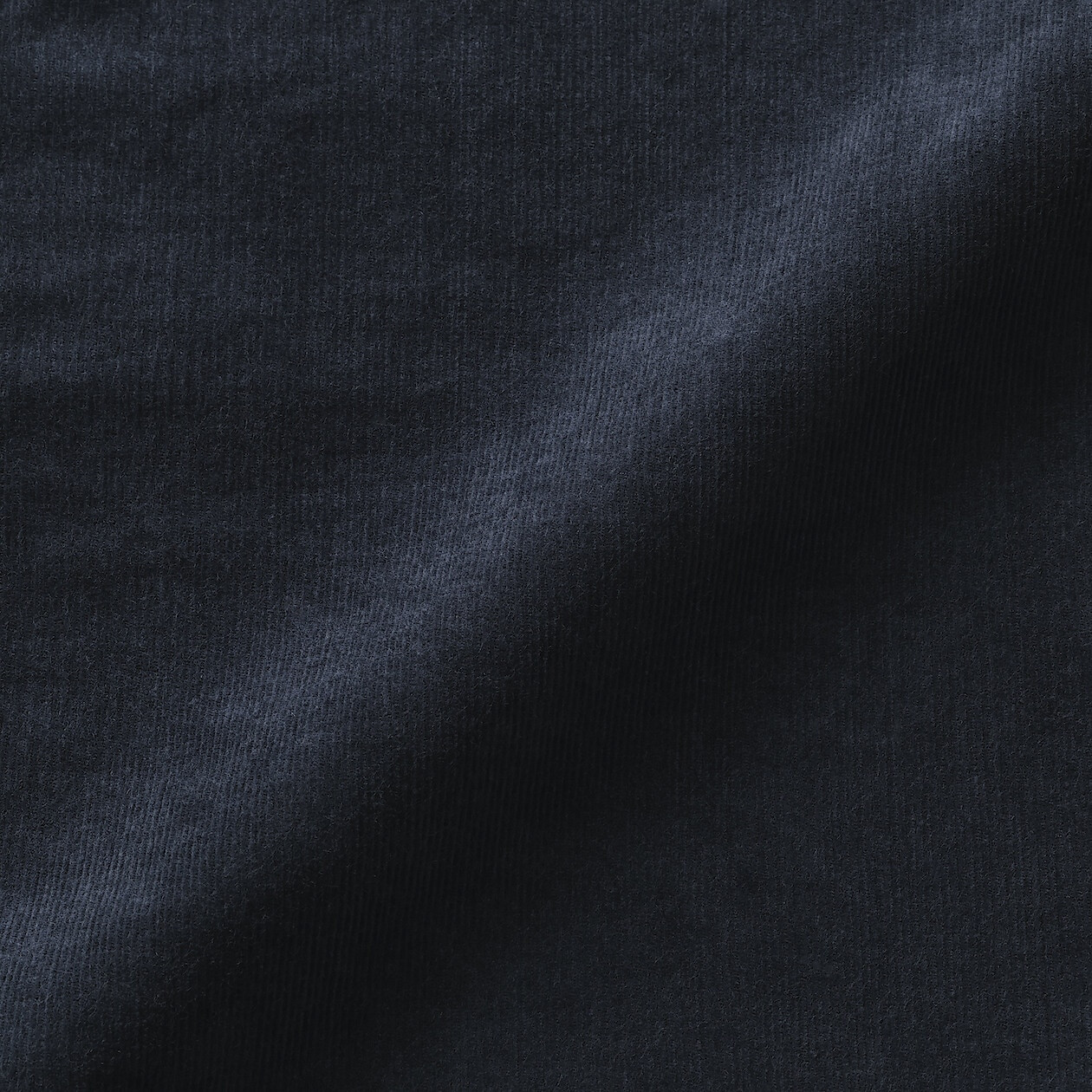 Spodnie sztruksowe easy fit szerokie granatowe