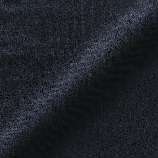 Spodnie sztruksowe easy fit szerokie granatowe