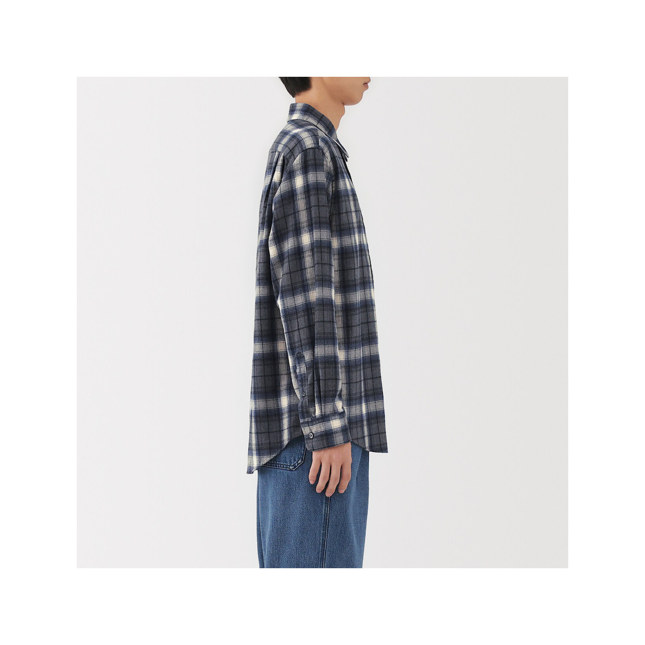 Koszula flanelowa w kratę brązowa