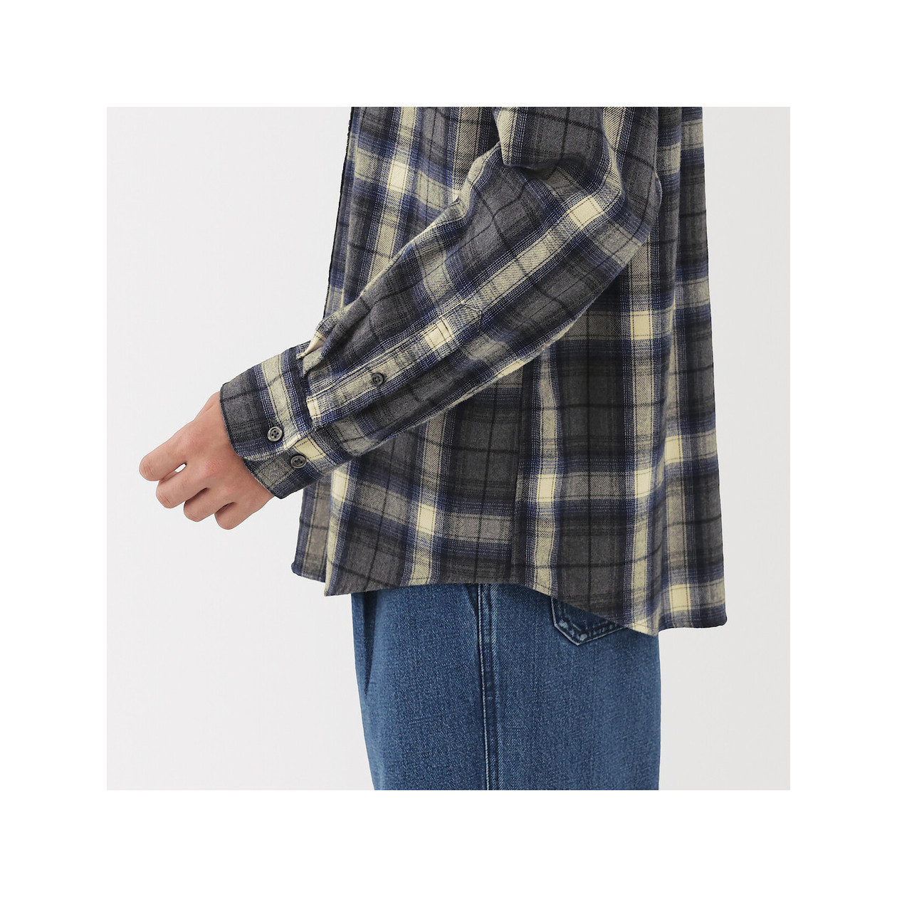 Koszula flanelowa w kratę brązowa