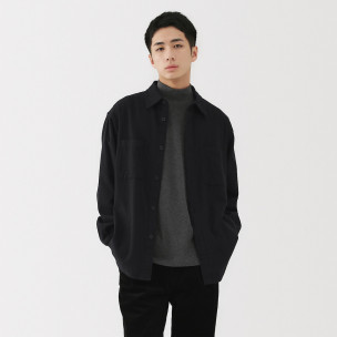 Kurtka koszulowa z czesanej...