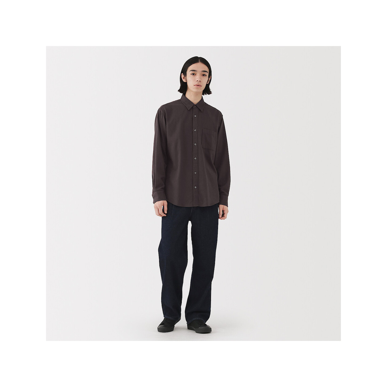 Koszula flanelowa brązowa