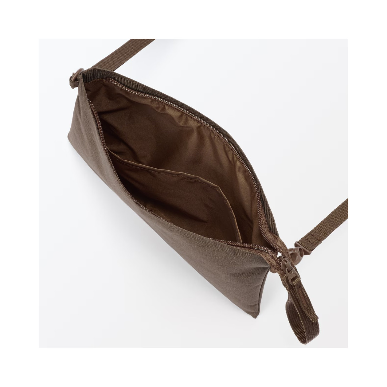 Torebka listonoszka mała brązowa