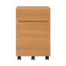 Szafka pod biurko dąb - 2 szuflady