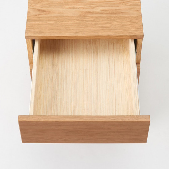 Szafka pod biurko dąb - 2 szuflady