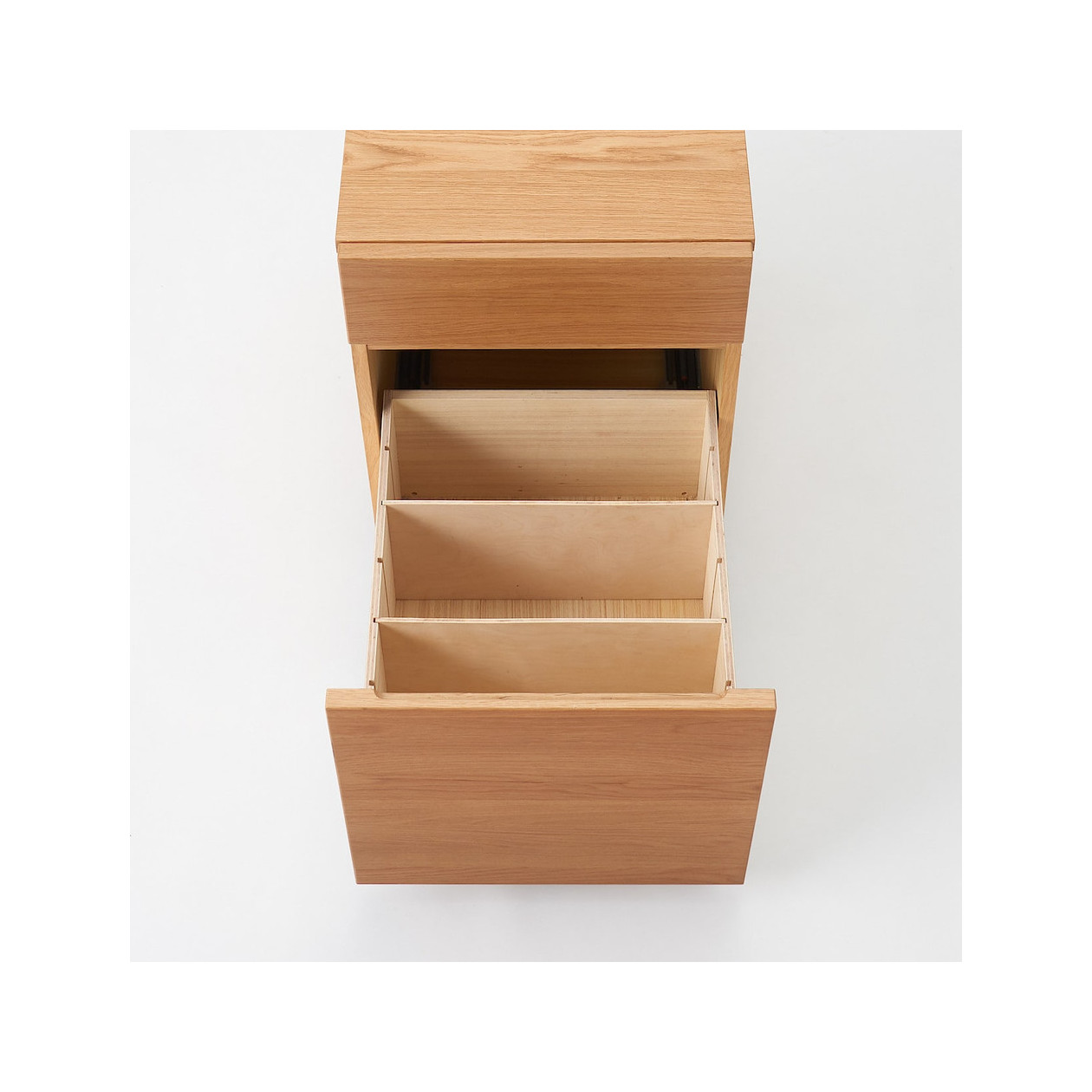 Szafka pod biurko dąb - 2 szuflady