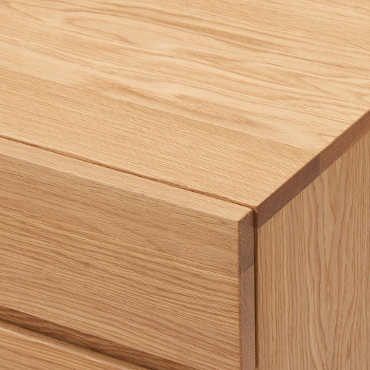 Szafka pod biurko dąb - 2 szuflady