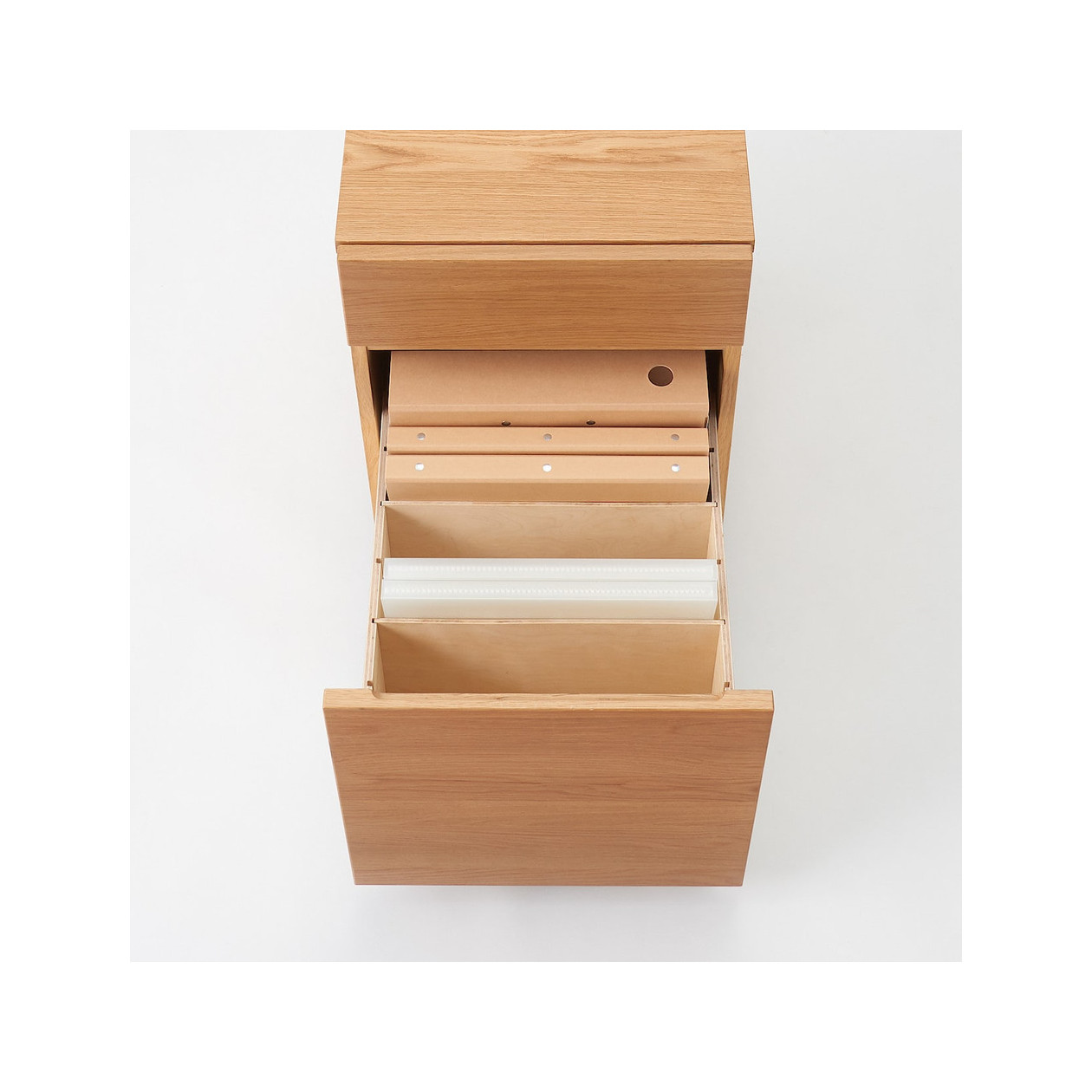 Szafka pod biurko dąb - 2 szuflady