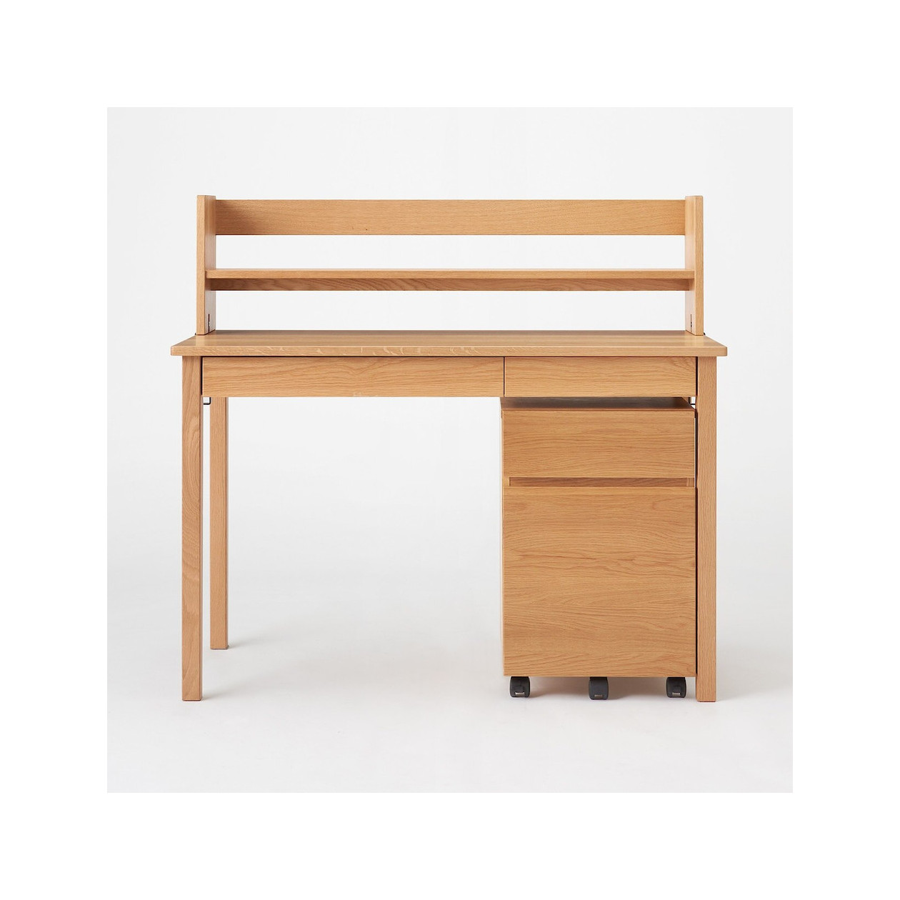 Szafka pod biurko dąb - 2 szuflady
