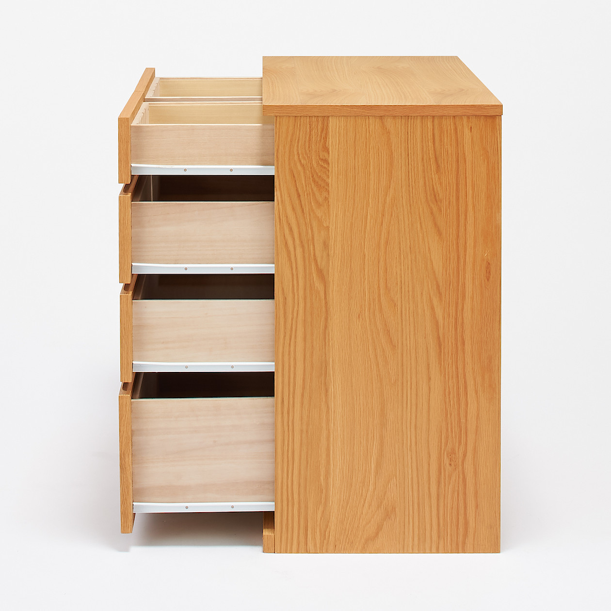 Komoda 5 szuflad dąb