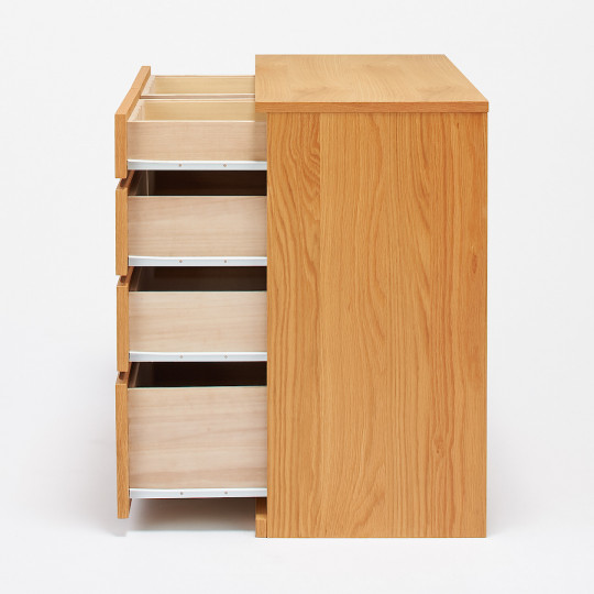 Komoda 5 szuflad dąb