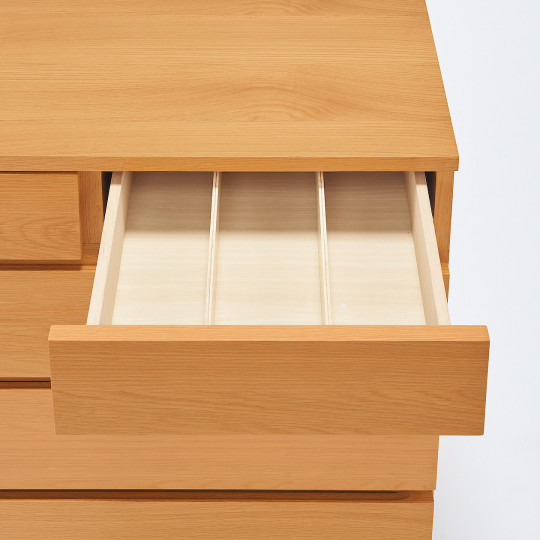 Komoda 5 szuflad dąb