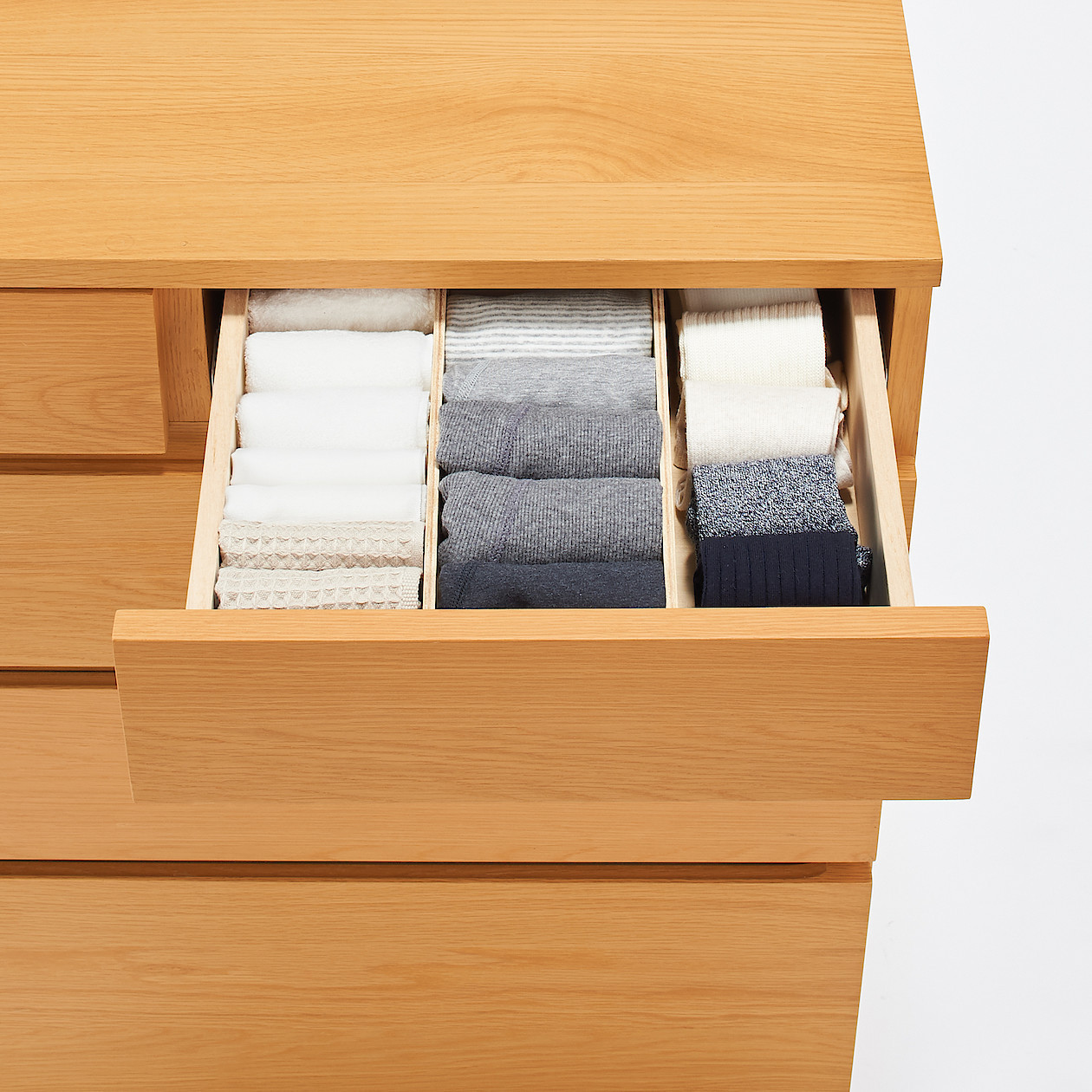 Komoda 5 szuflad dąb