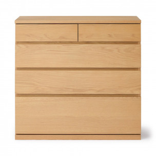 Komoda 5 szuflad dąb