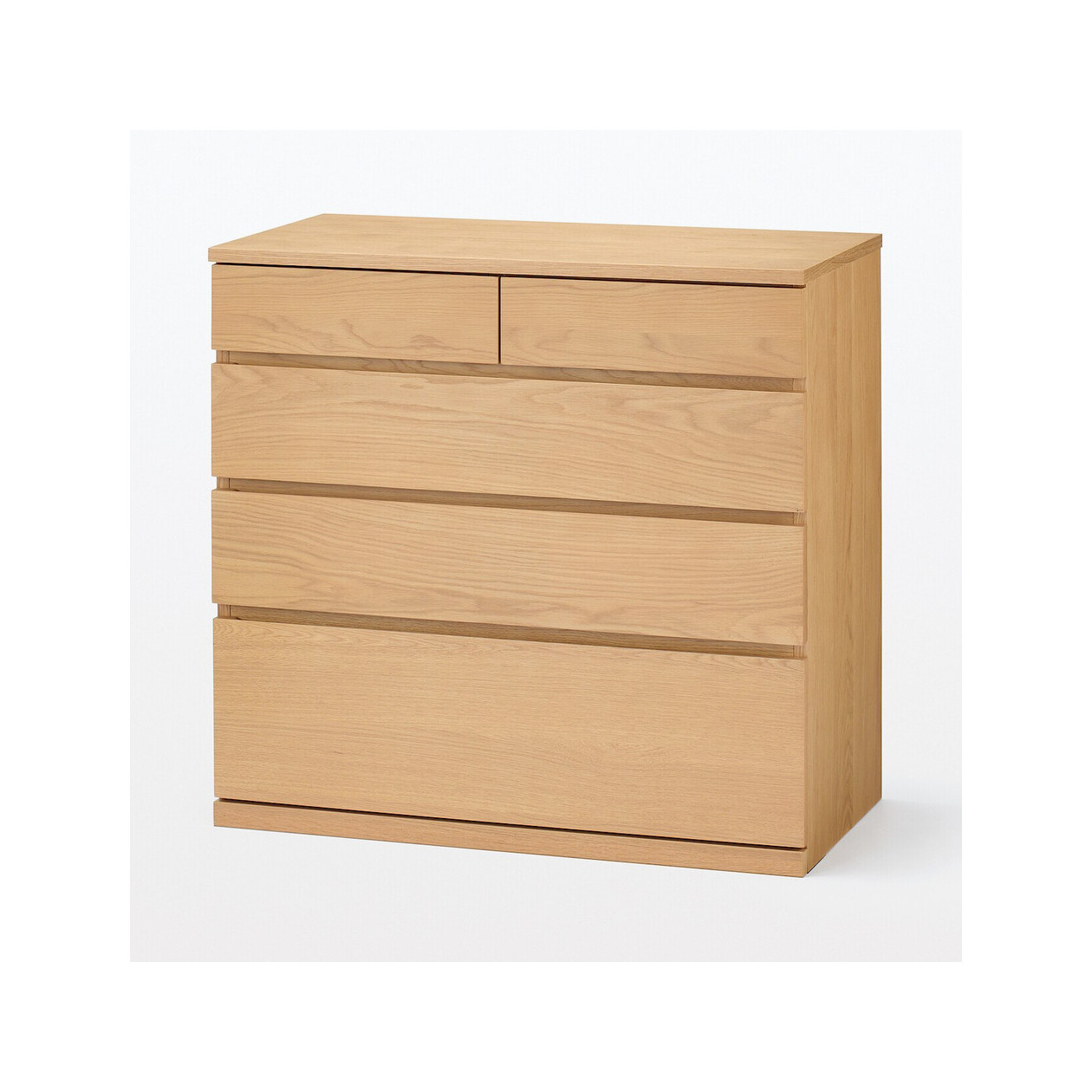 Komoda 5 szuflad dąb