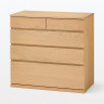 Komoda 5 szuflad dąb