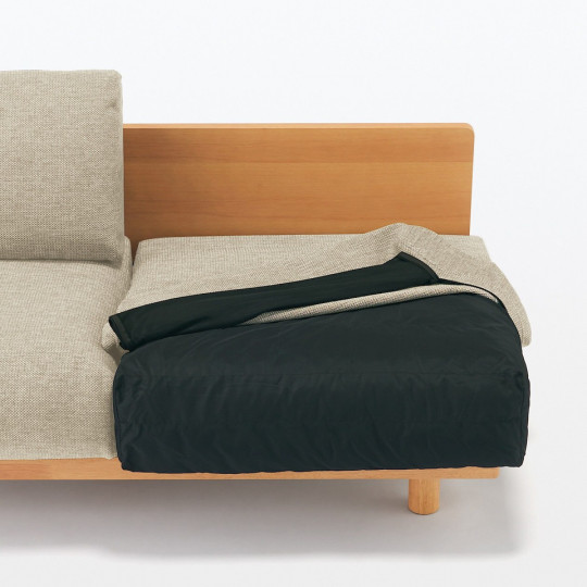 Sofa 2-osobowa z oparciem beżowa