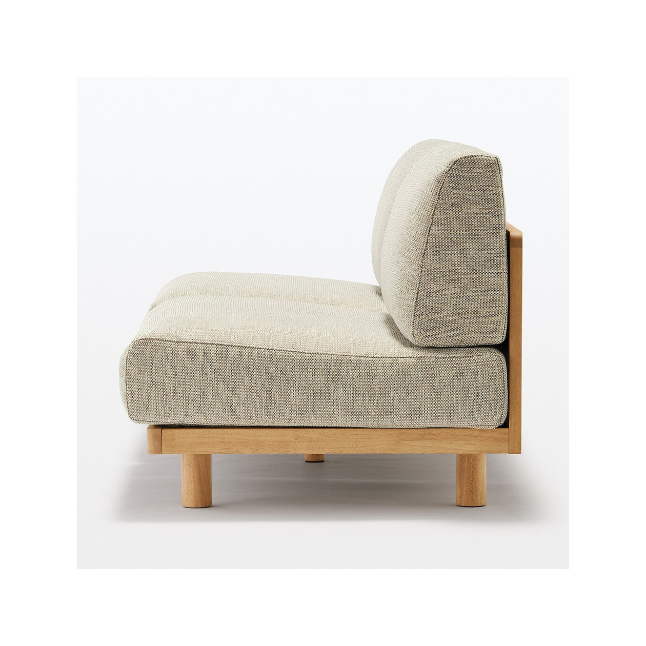 Sofa 3-osobowa z oparciem beżowa