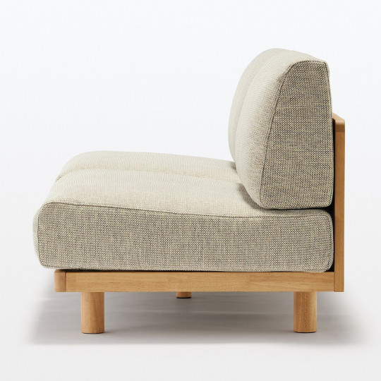 Sofa 3-osobowa z oparciem beżowa