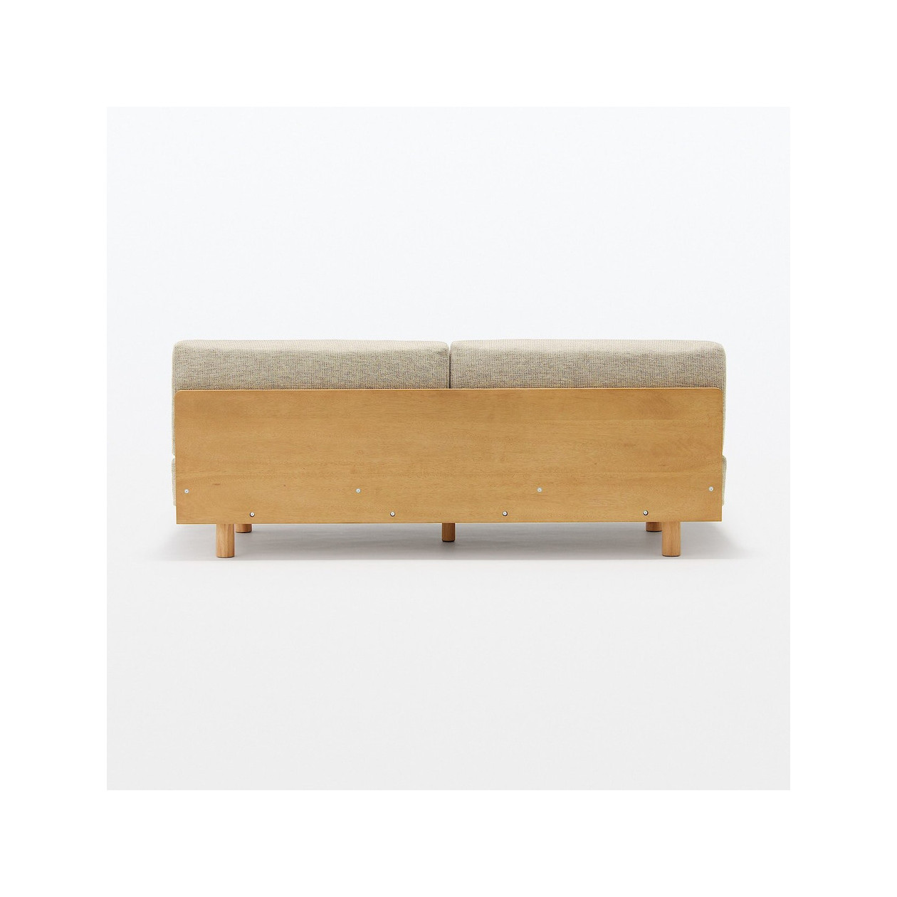 Sofa 3-osobowa z oparciem beżowa