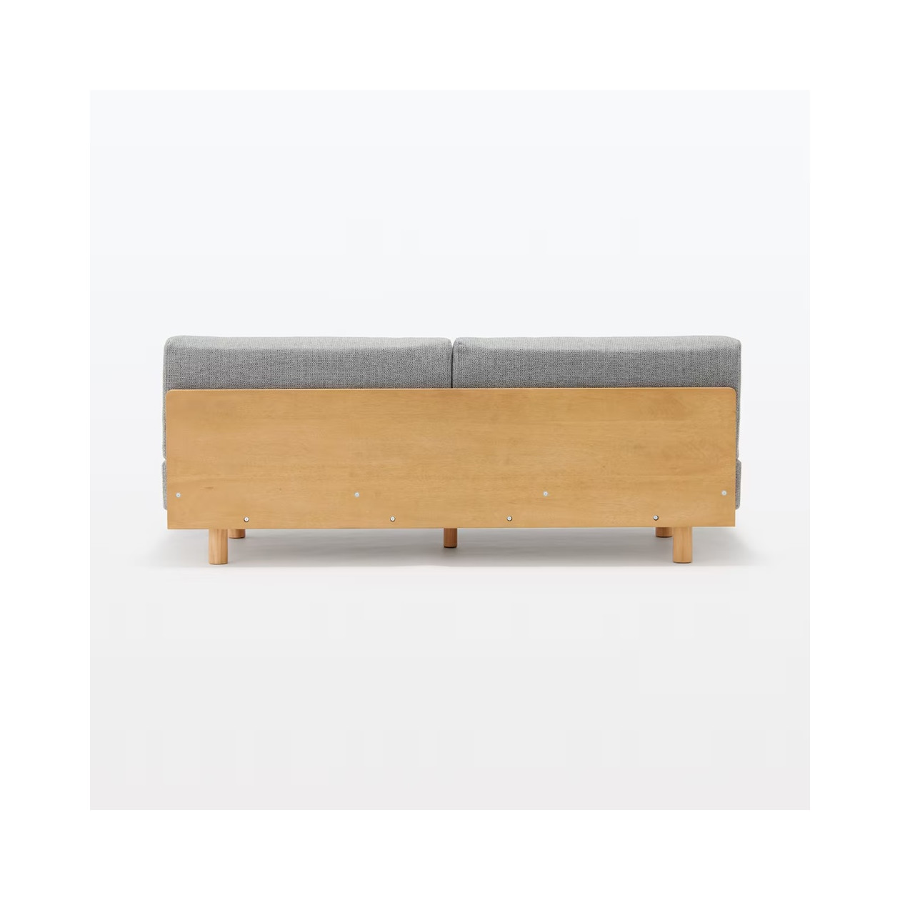 Sofa 3-osobowa z oparciem szara