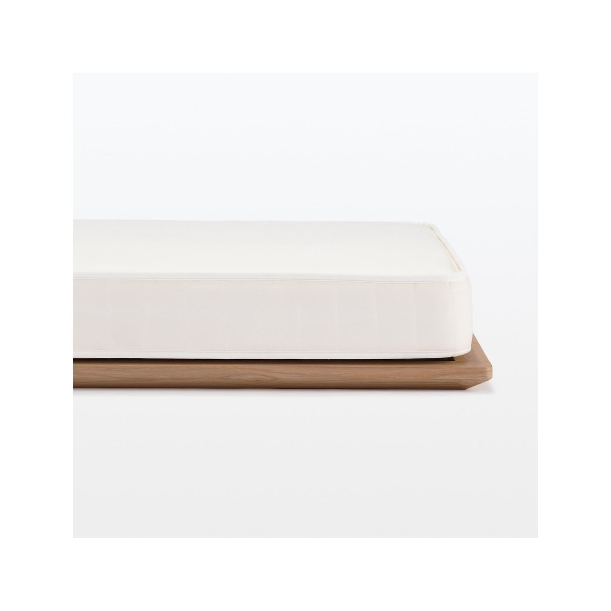 Łóżko systemowe podwójne king 182 x 202 cm orzech