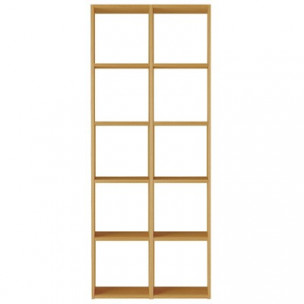 Regał dąb 2x5 zestaw