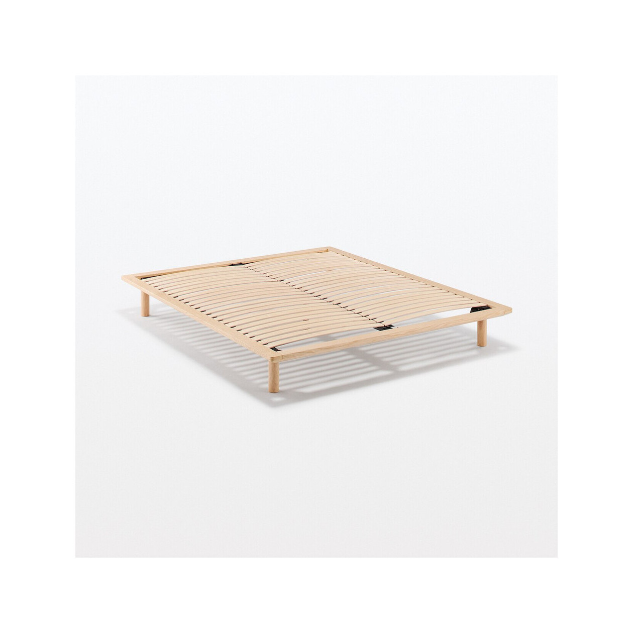 Łóżko systemowe podwójne king 182 x 202 cm dąb