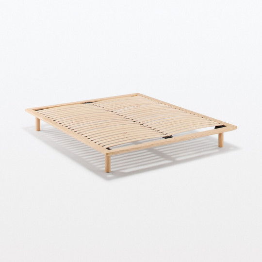 Łóżko systemowe podwójne king 182 x 202 cm dąb